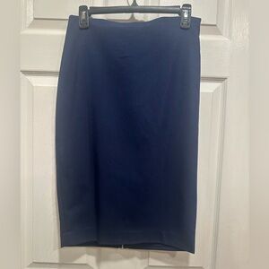 Express Classic Navy Pencil Skirt